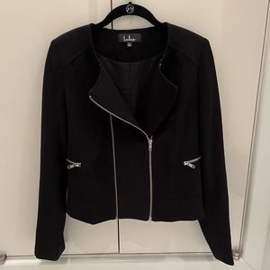 Lulus Black Jacket with Zippers